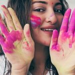 Sonakshi Sinha Celebrates Holi in Style: See the Colorful Pics