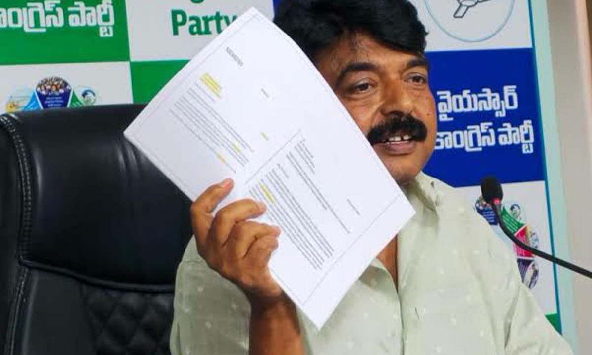 YSRCP leader demands Inquiry into Liquor Policies and CBN’s Tax Issues