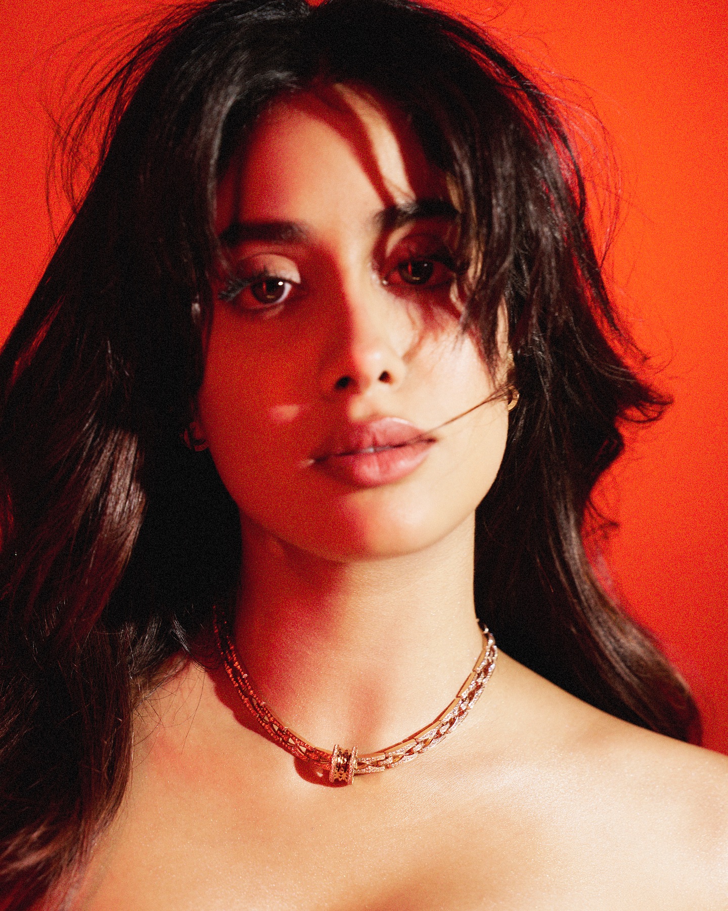 Janhvi Kapoor Turns Up the Heat in Red Despite the Summer Sun