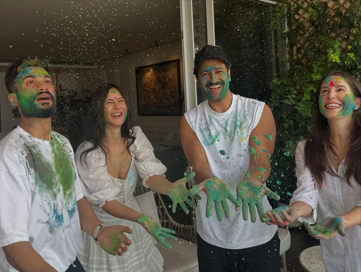 Katrina Kaif and Vicky Kaushal's Family Holi Moments Melt Hearts