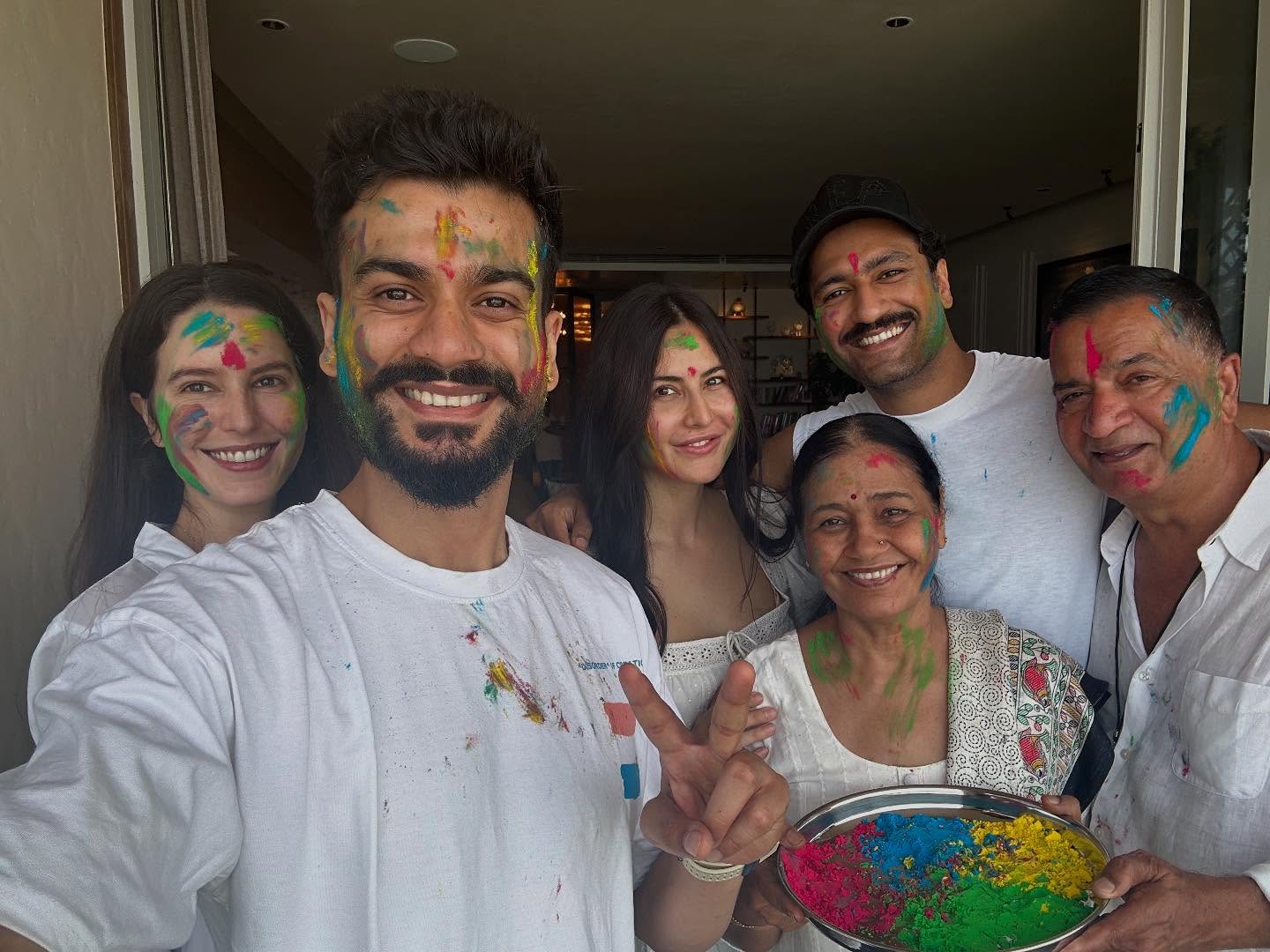 Katrina Kaif and Vicky Kaushal's Family Holi Moments Melt Hearts