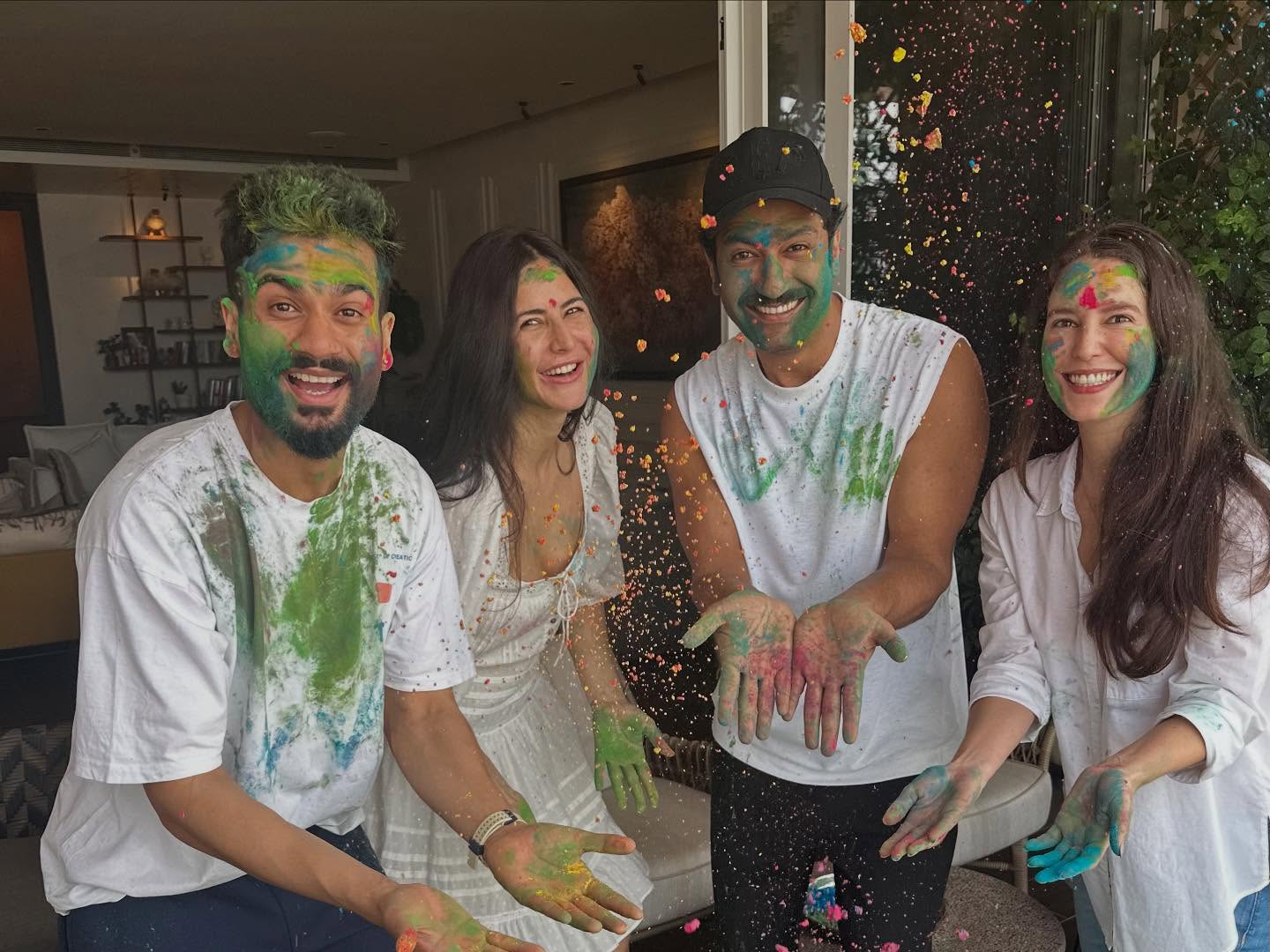 Katrina Kaif and Vicky Kaushal's Family Holi Moments Melt Hearts