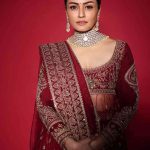 Namratha Shirodkar Dazzles in a Mesmerizing Red Lehenga