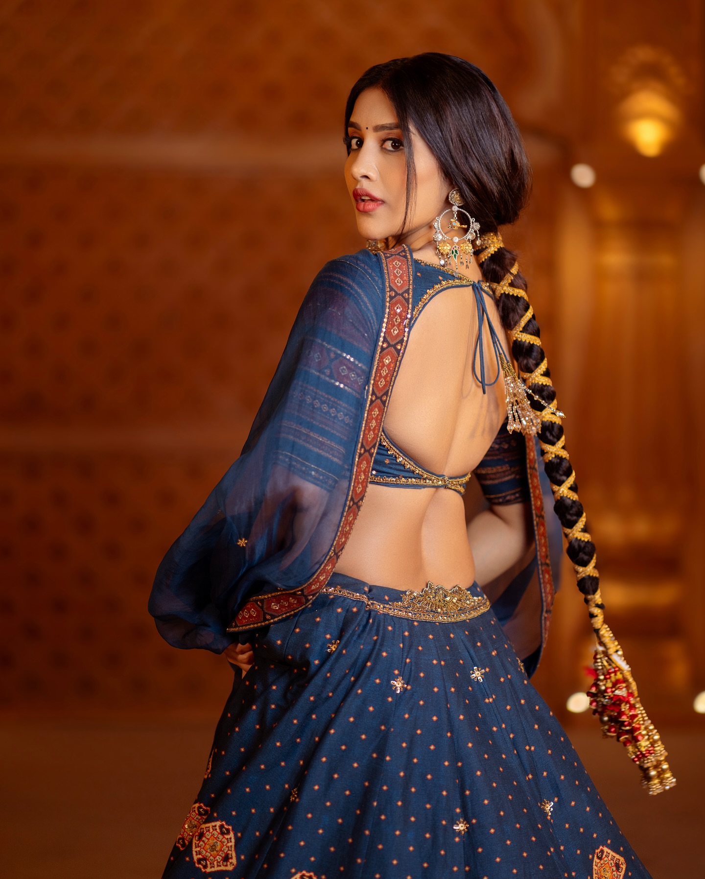 Nabha Natesh Impresses Fans With Her Trendsetting Lehanga Style
