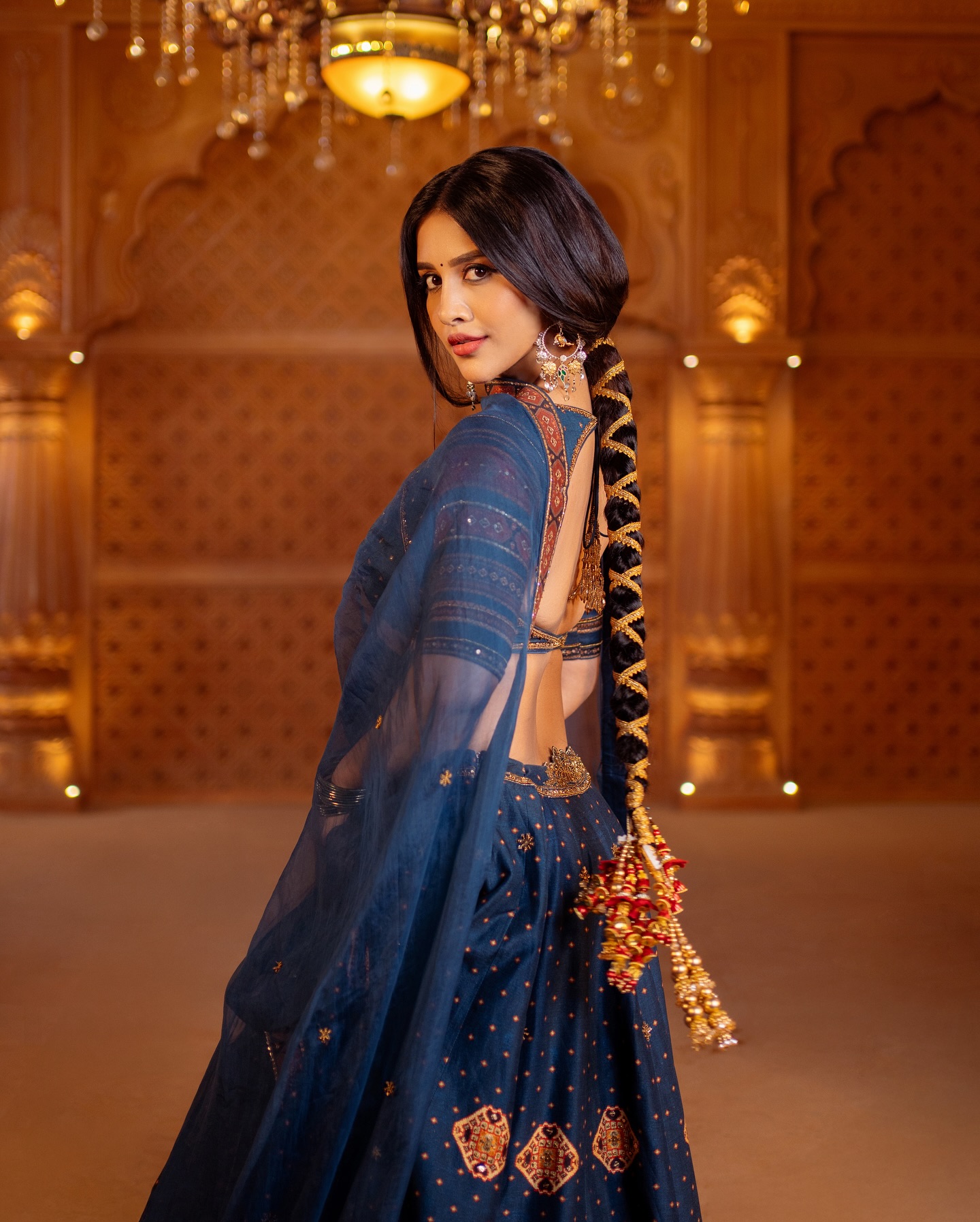 Nabha Natesh Impresses Fans With Her Trendsetting Lehanga Style