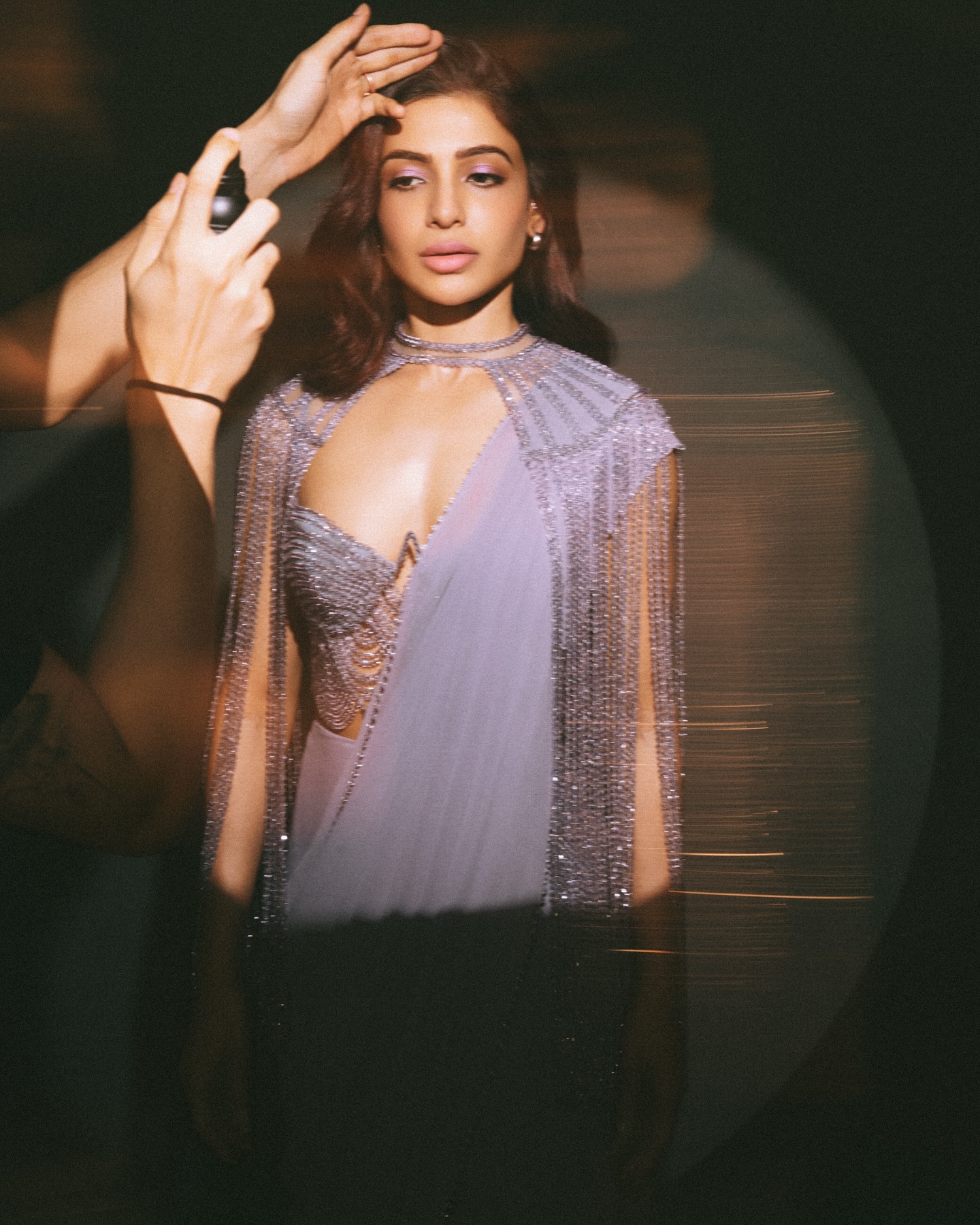 Samantha Stuns in Lavender: Redefining Modern Fashion Trends
