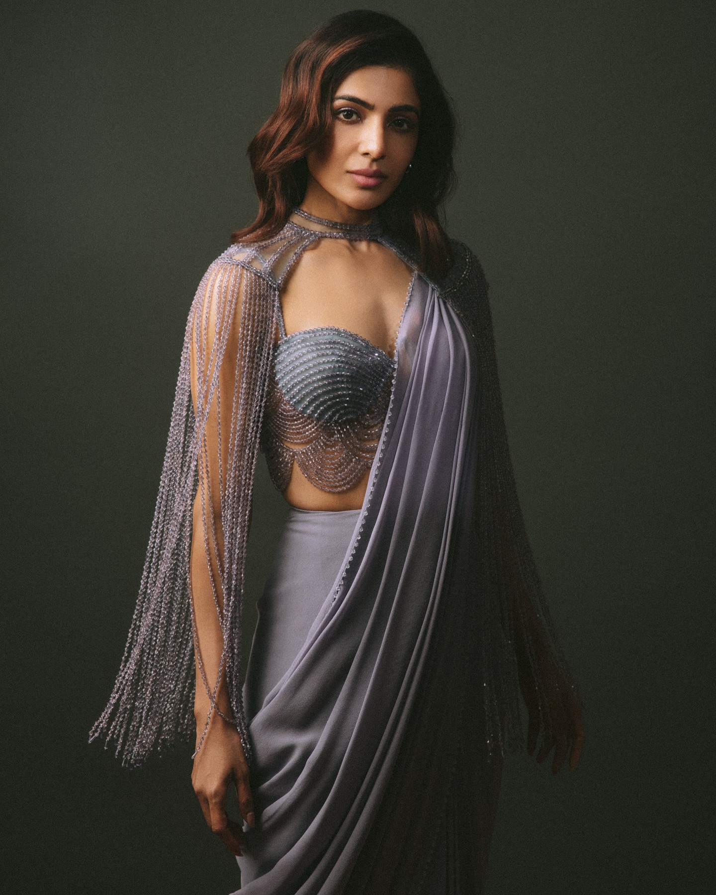 Samantha Stuns in Lavender: Redefining Modern Fashion Trends