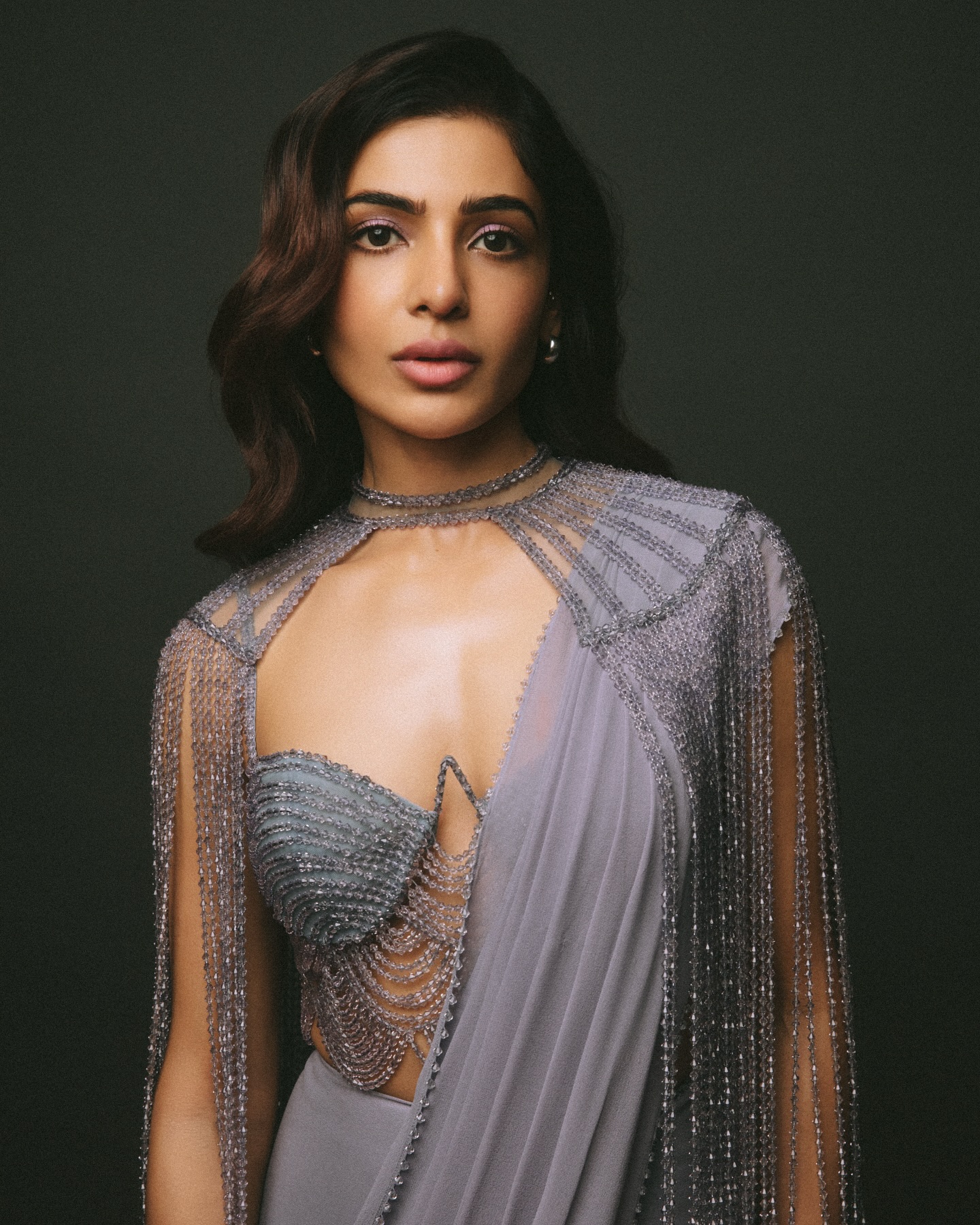 Samantha Stuns in Lavender: Redefining Modern Fashion Trends