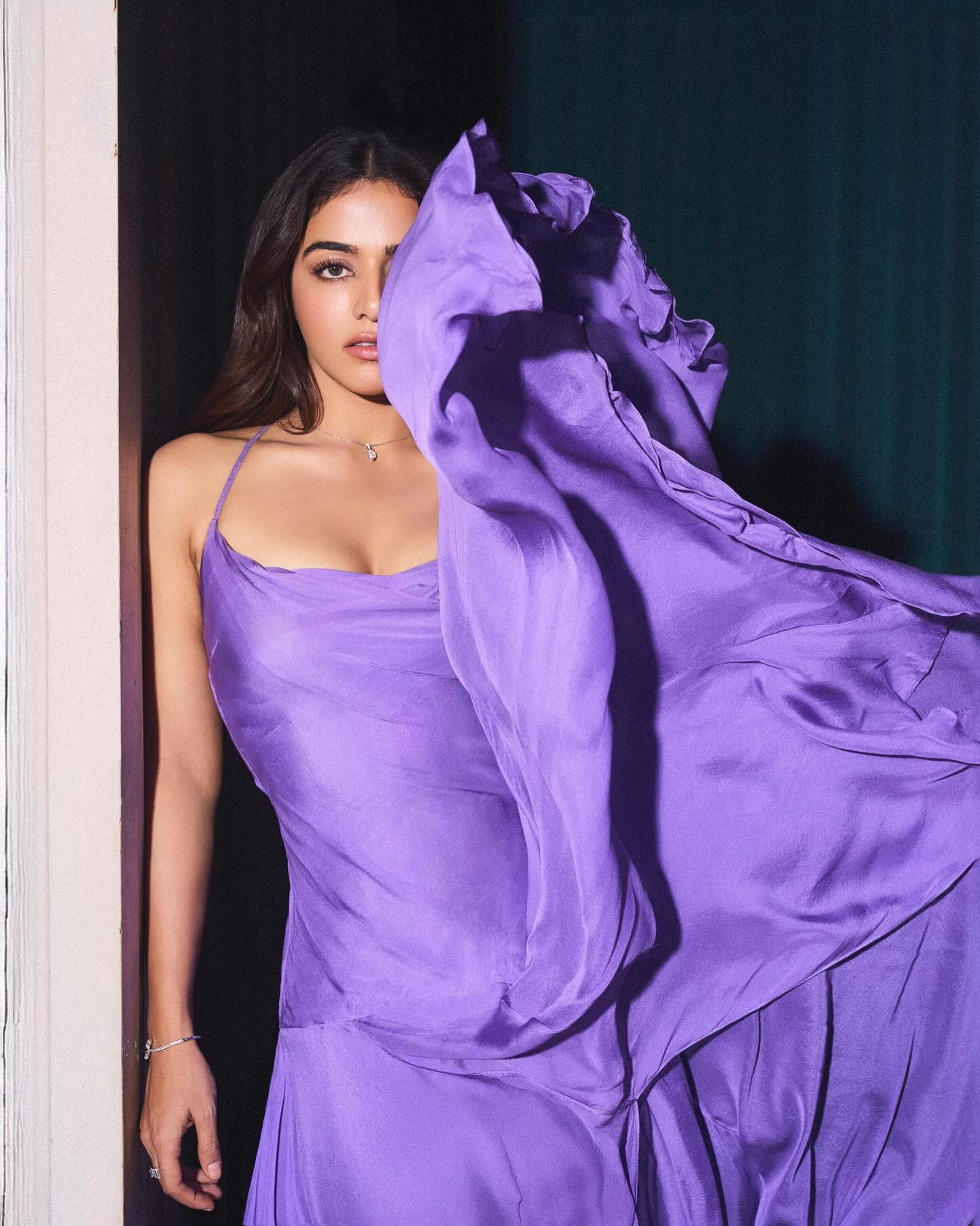 Lavender Magic: Wamiqa Gabbi’s Flowey Gown Steals the Spotlight
