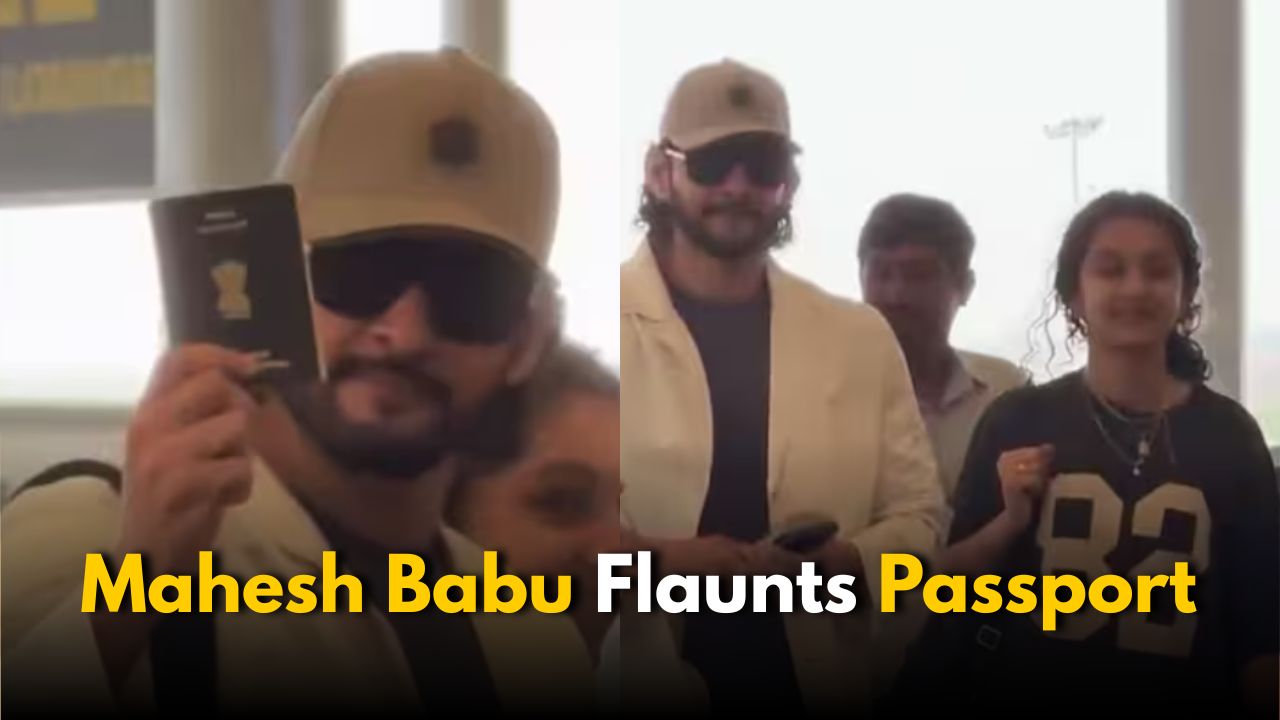SSMB 29: Mahesh Babu Flaunts Passport on Family Holiday