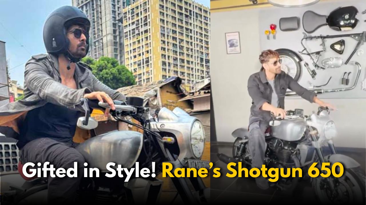 Harshvardhan Rane Receives RE Shotgun 650 as Gift: Worth 3.84 Lakhs