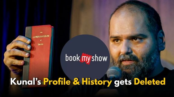 BookMyShow Deletes Kunal Kamra’s Profile & History