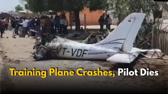 Training Plane Crashes in Gujarat’s Amreli, Pilot dies