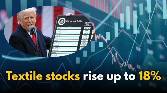 Textile stocks rise up to 18%, amid tariff chaos