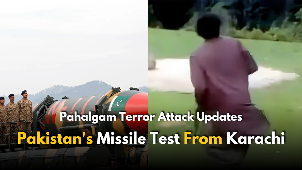 Pakistan’s Missile Test From Karachi Amid Pahalgam Terror Attack