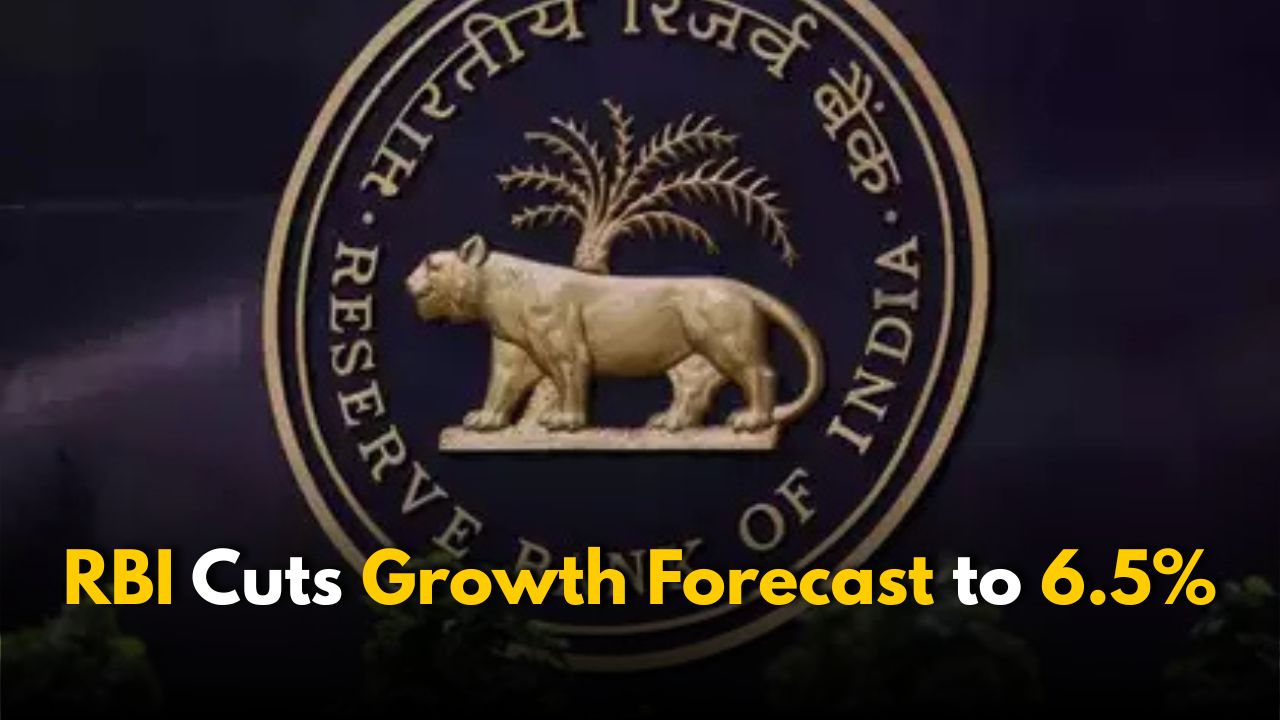 RBI Lowers Growth Forecast to 6.5% Amid Tariff Tensions