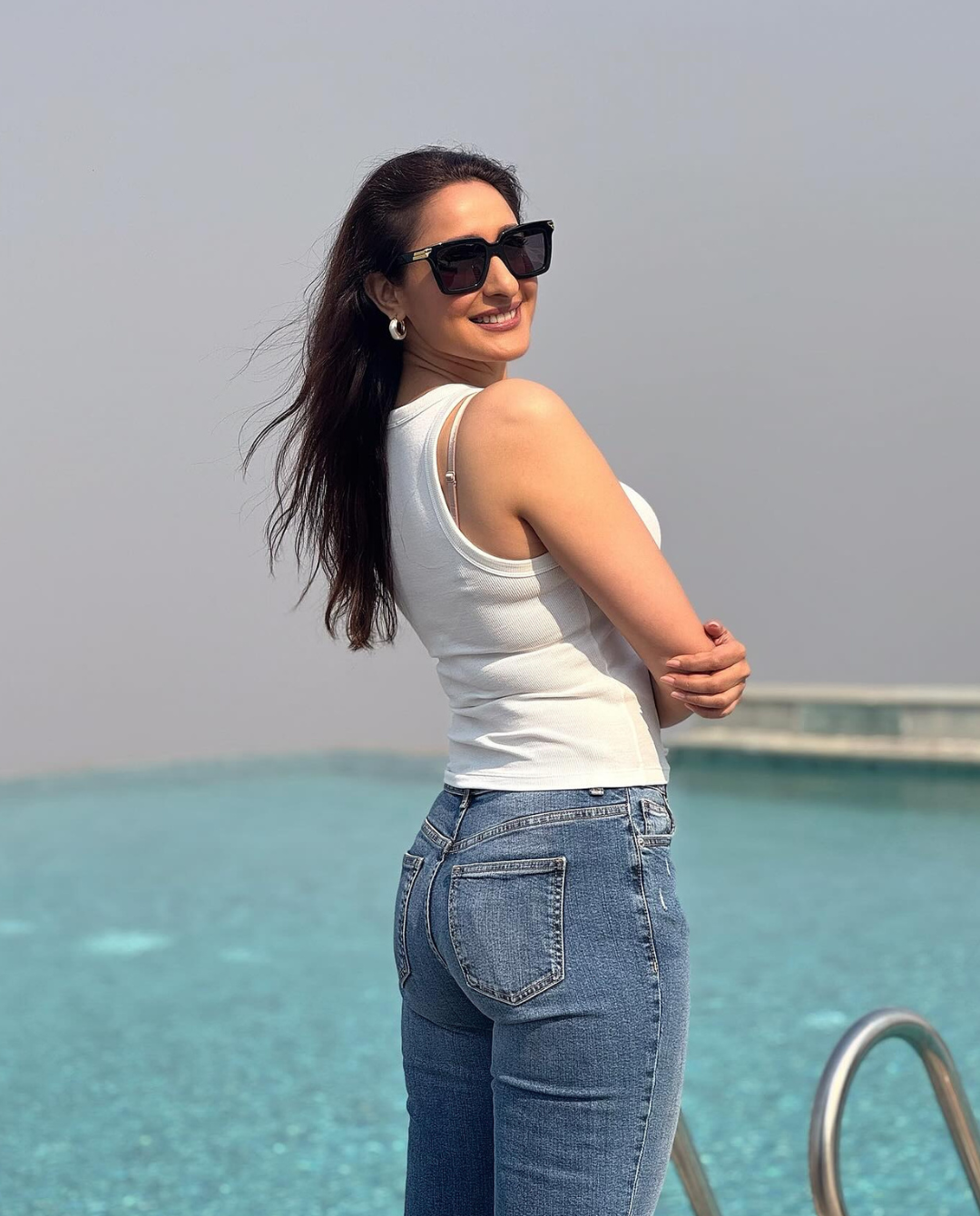 Pragya Jaiswal: Slaying in White Tank Top