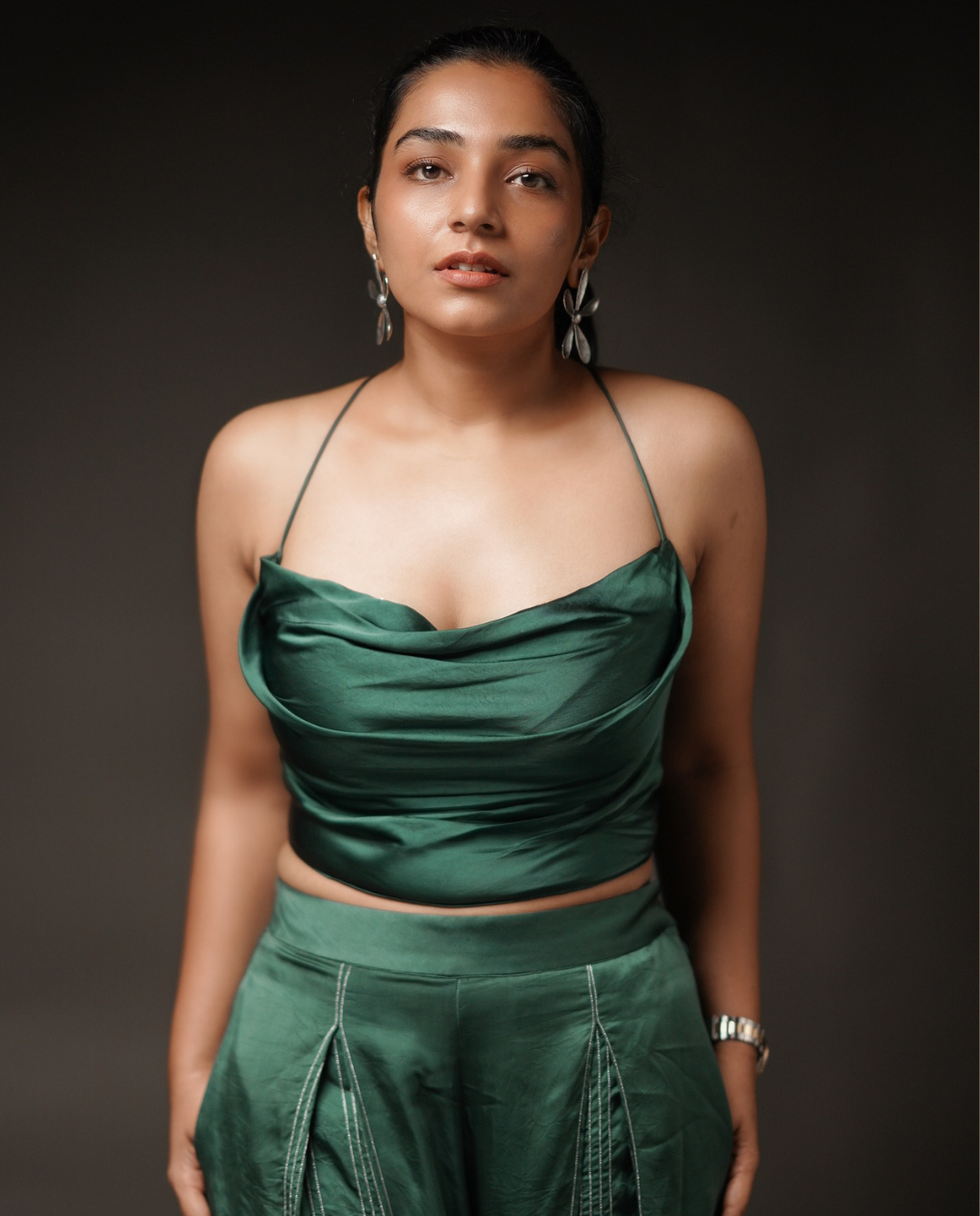 Rajisha Vijayan in Green: Confidence on point