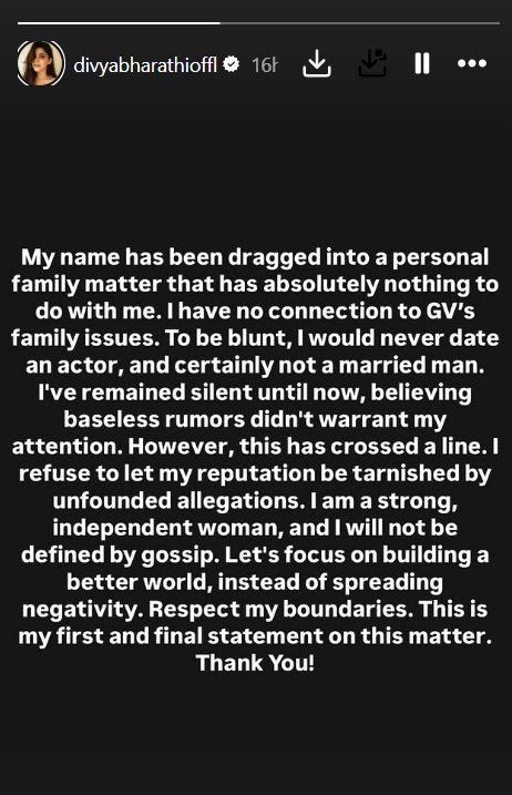 GV Prakash Divorce 1
