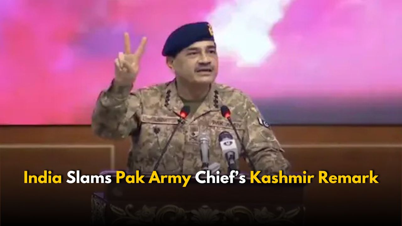 India Slams Pakistan Army Chief Over ‘Jugular Vein’ Comment