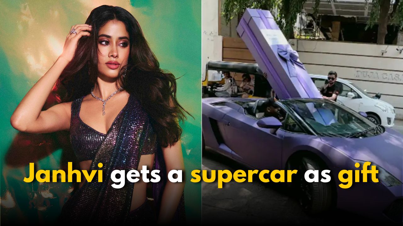 Janhvi Kapoor gets a ₹5 Crore Supercar as a gift: Who gave that?