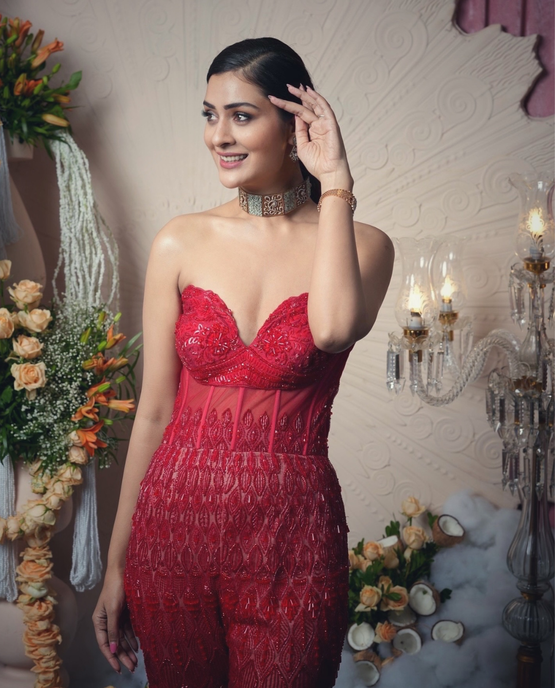 Payal Rajput Shines Bright in RED