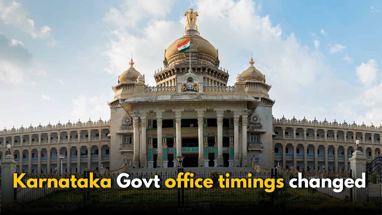 Karnataka Government office timings changed for April & May 2025: Complete Details
