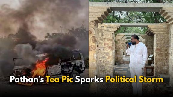 Yusuf Pathan Faces Backlash Over a Tea Post: Amid Murshidabad Unrest