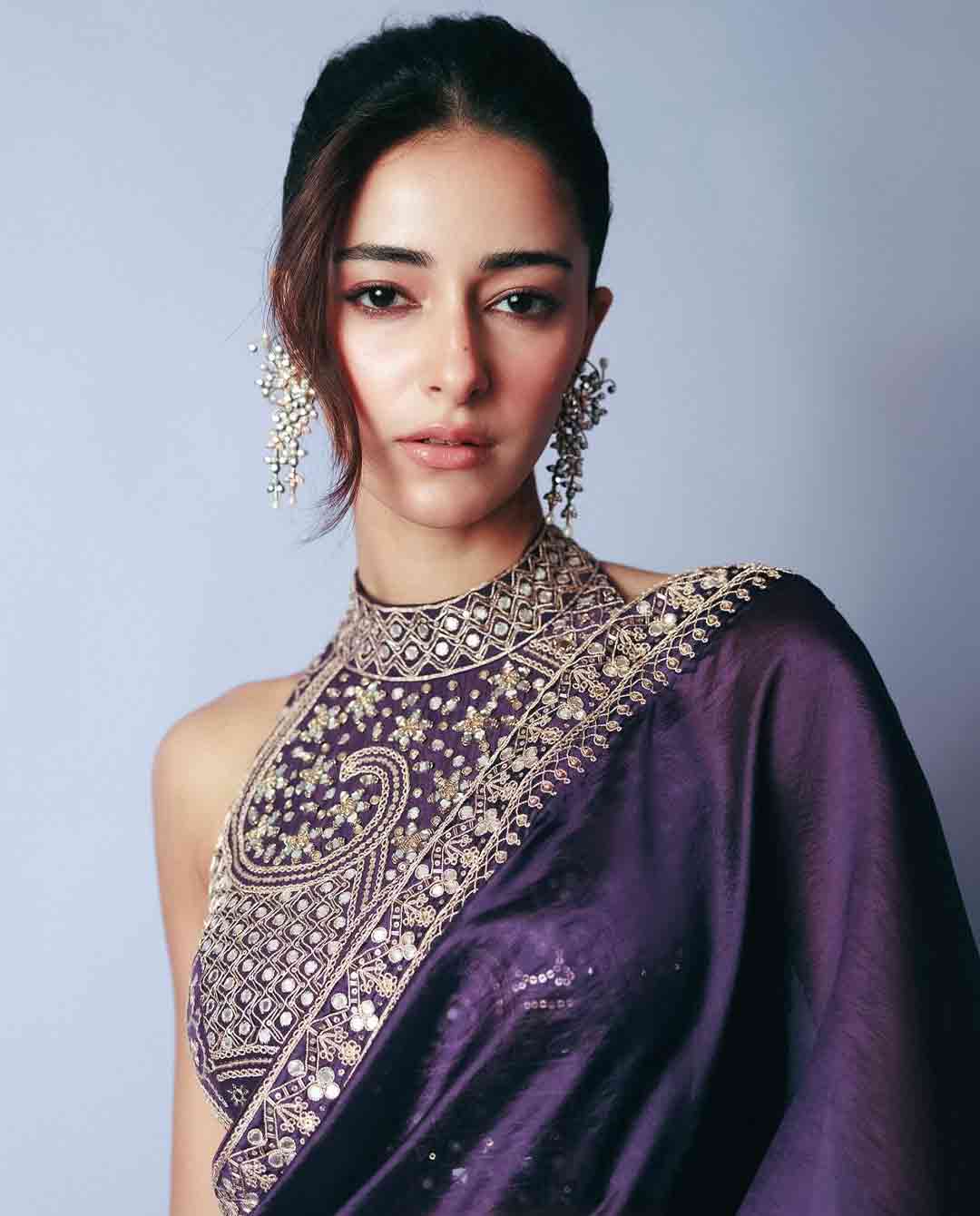 Ananya Panday Purple Fashion Game is on Point