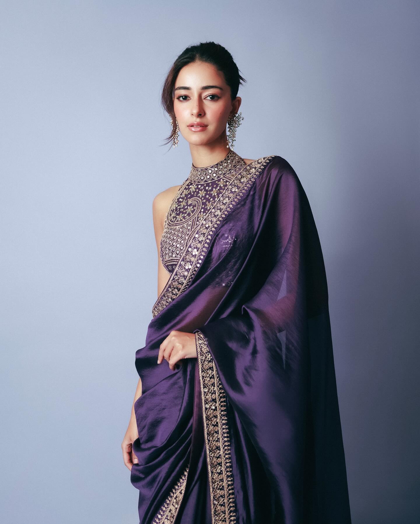 Ananya Panday Purple Fashion Game is on Point