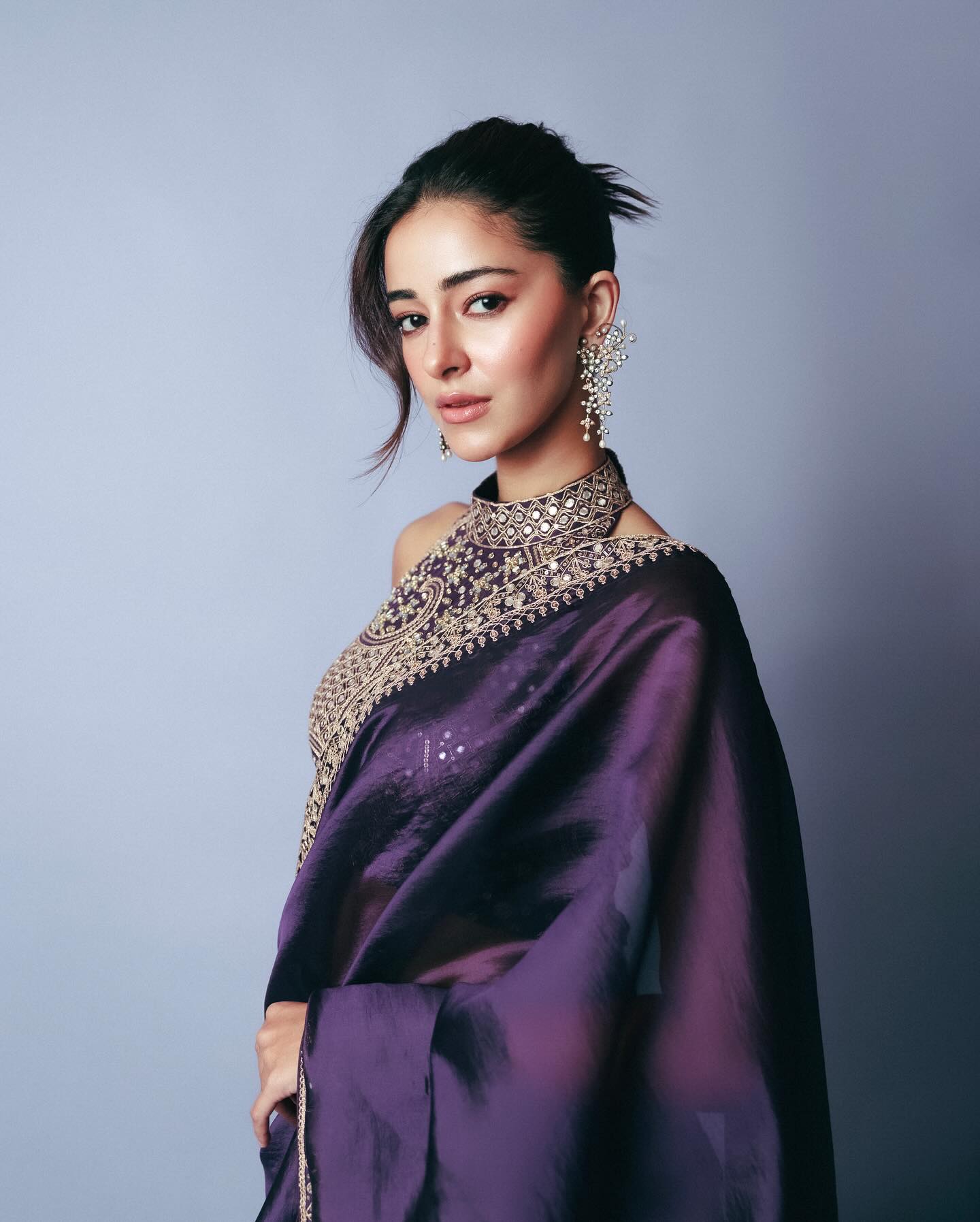 Ananya Panday Purple Fashion Game is on Point