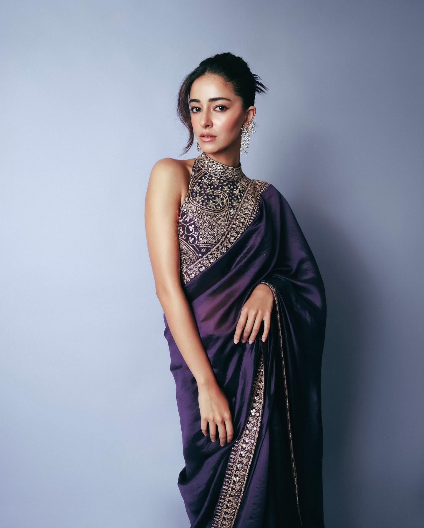 Ananya Panday Purple Fashion Game is on Point