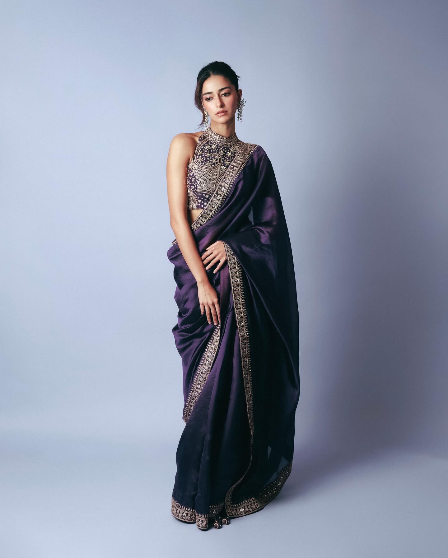 Ananya Panday Purple Fashion Game is on Point