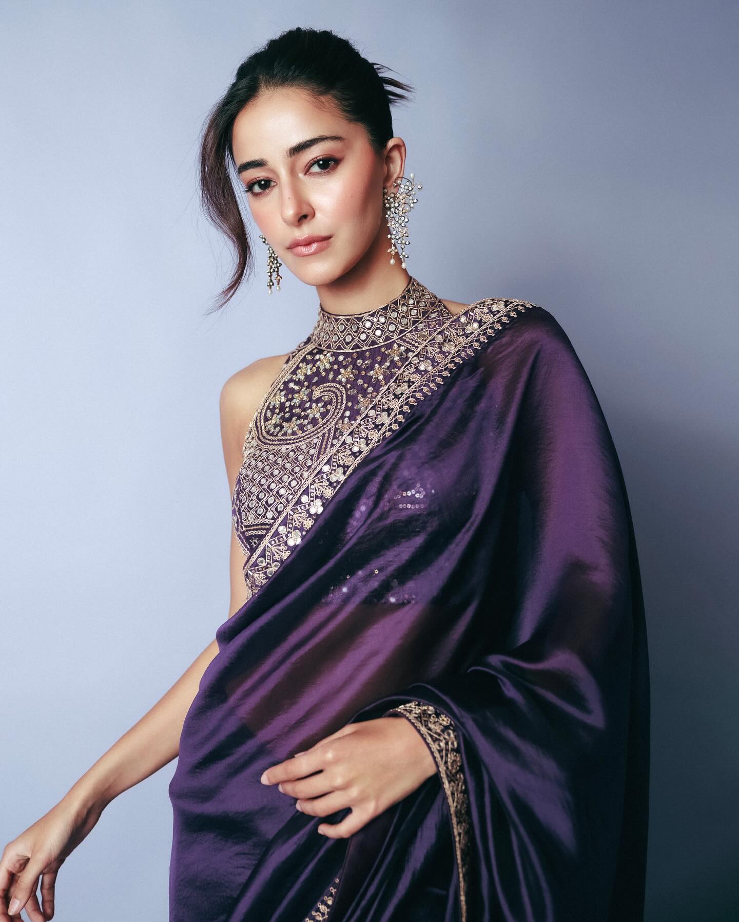 Ananya Panday Purple Fashion Game is on Point