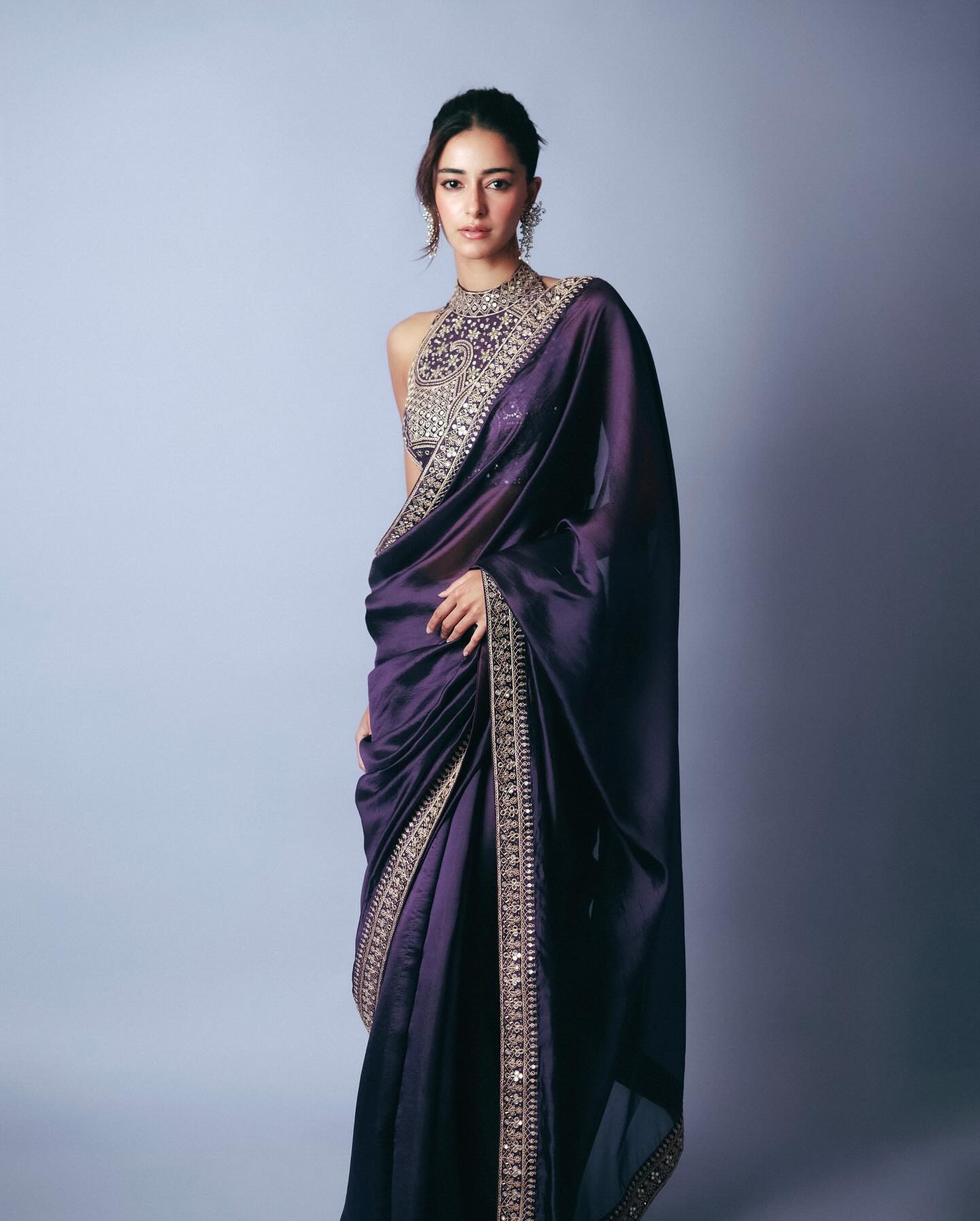 Ananya Panday Purple Fashion Game is on Point
