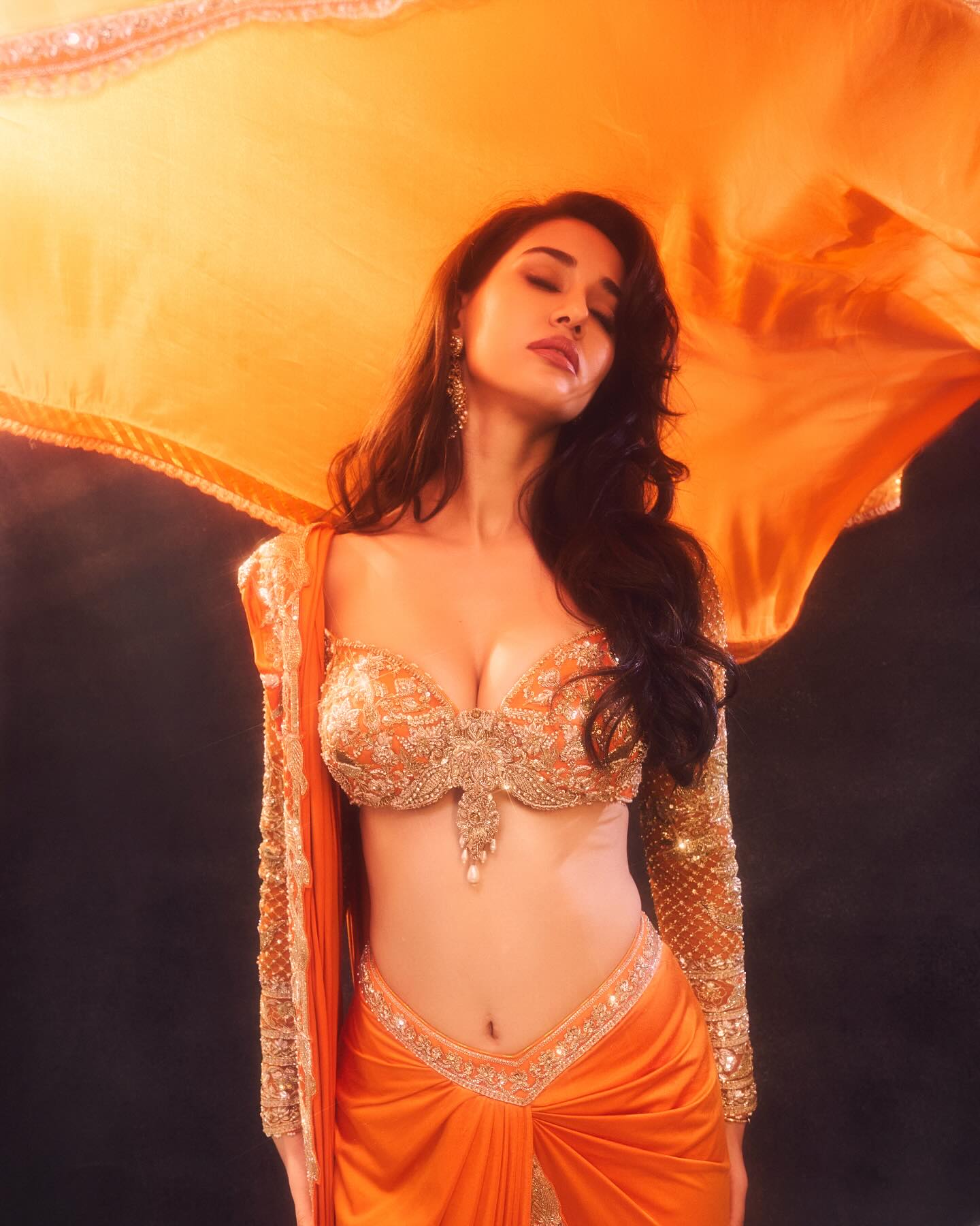 Disha Patani’s Latest Saree Look Is Too Hot to Handle