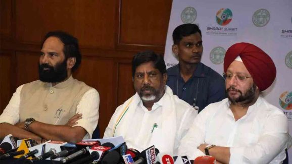 Controversy Erupts Over India Map at Congress’ Bharat Summit in Telangana