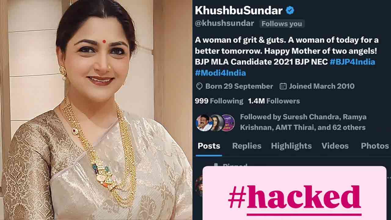 Kushboo Sundar’s X Account Hacked: Actress Seeks Help