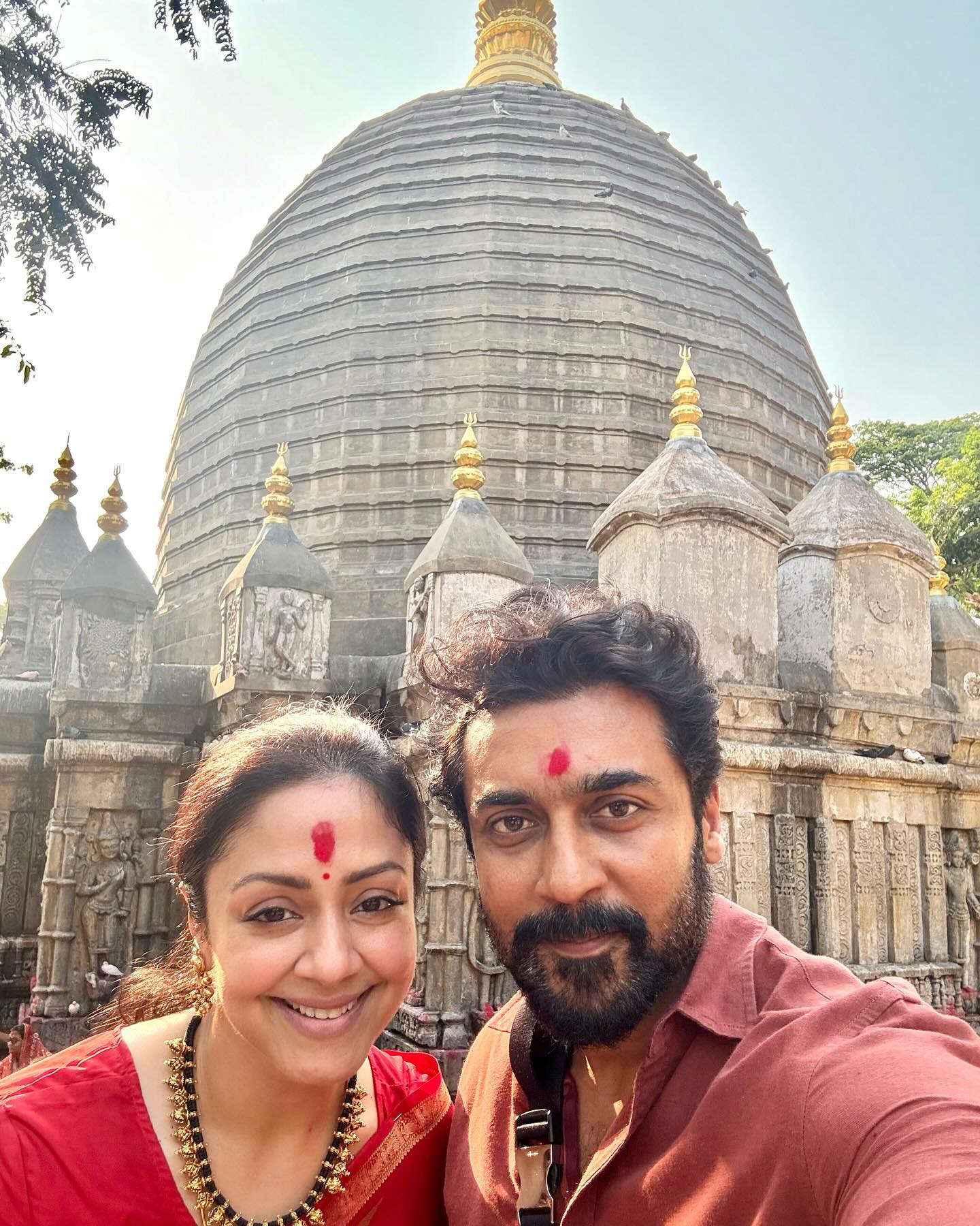 Suriya-Jyothika Spiritual Visits Screams Couple Goals