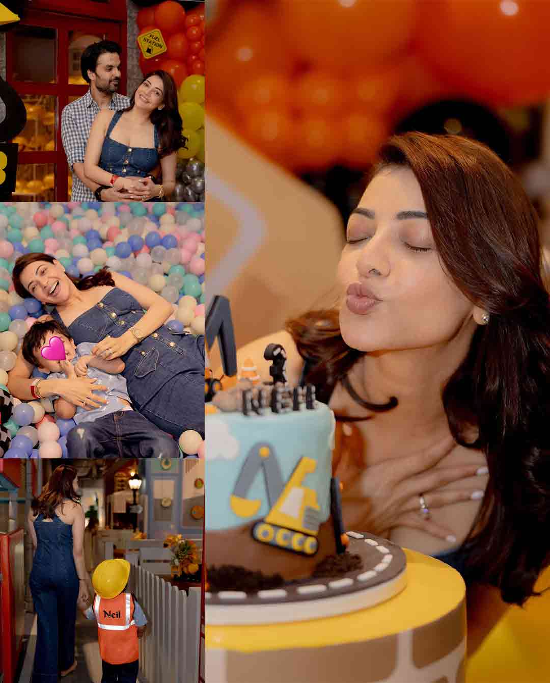 Kajal Aggarwal Shares Adorable Moments from Her Son’s Birthday Celebration