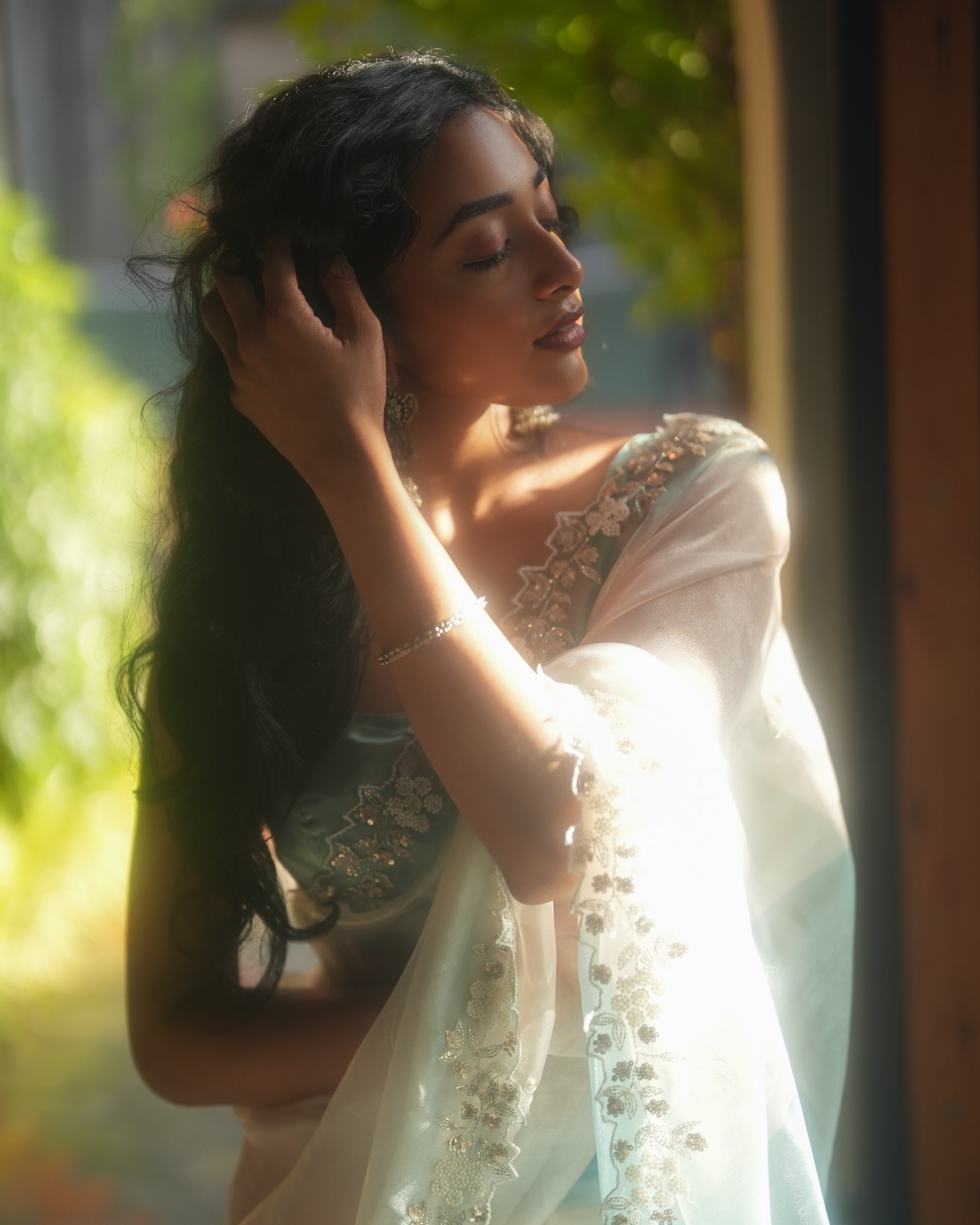 Kannappa Beauty Preity Mukhundhan Wins Hearts In Saree