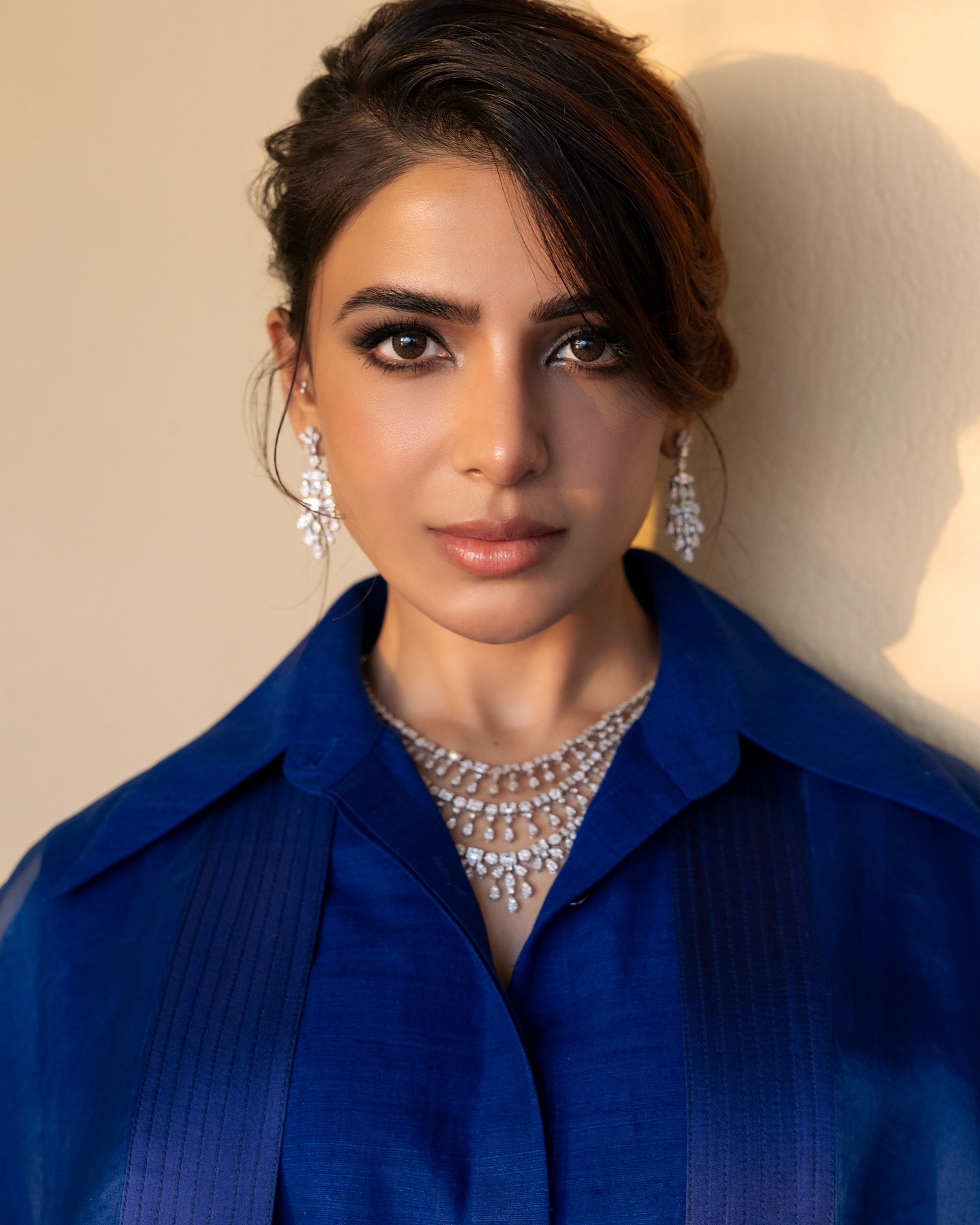 Samantha Exudes Cute Boss Lady Vibes In Royal Blue Outfit