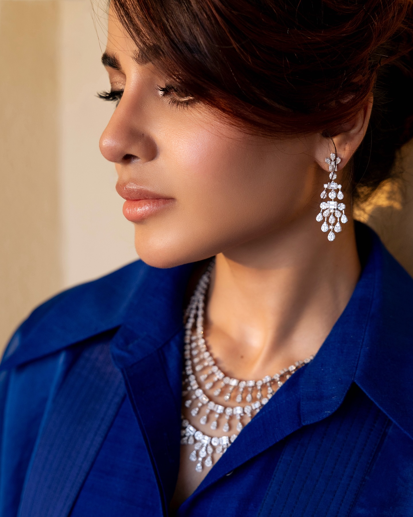 Samantha Exudes Cute Boss Lady Vibes In Royal Blue Outfit