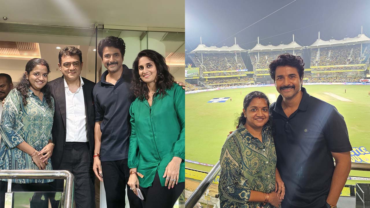 Shivakarthikeyan meets Ajith Kumar for Family photo