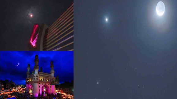 Hyderabad Stargazers Witness Rare Celestial Triple Conjunction