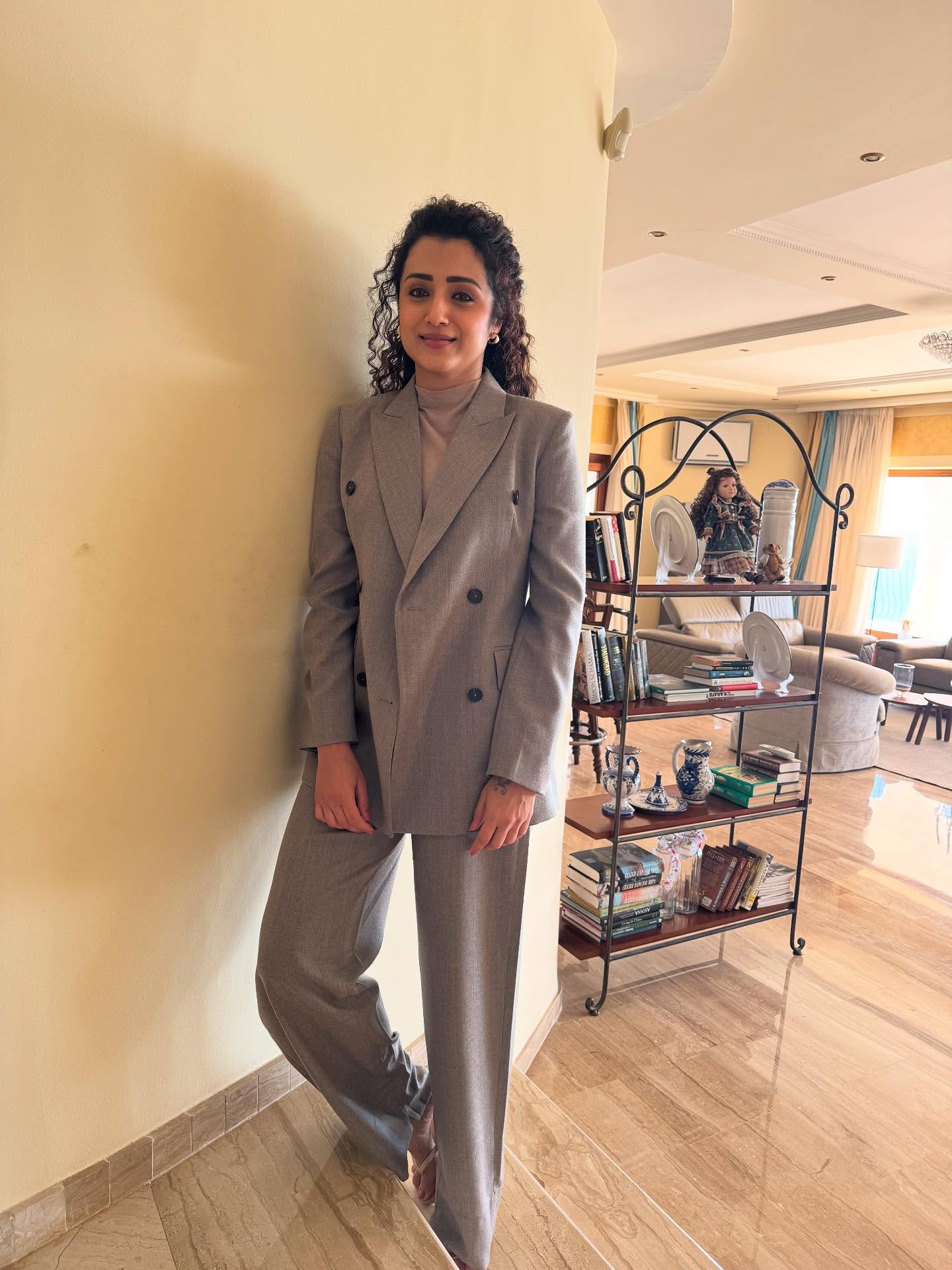 Trisha Krishnan Shares Beautiful BTS Of Good Bad Ugly