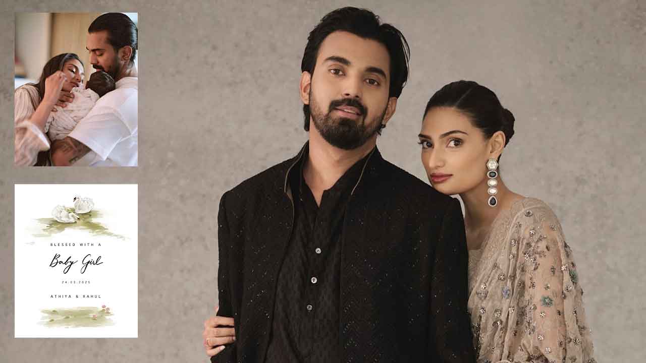 Athiya Shetty-KL Rahul Reveal Baby Girl’s Name In First Photo