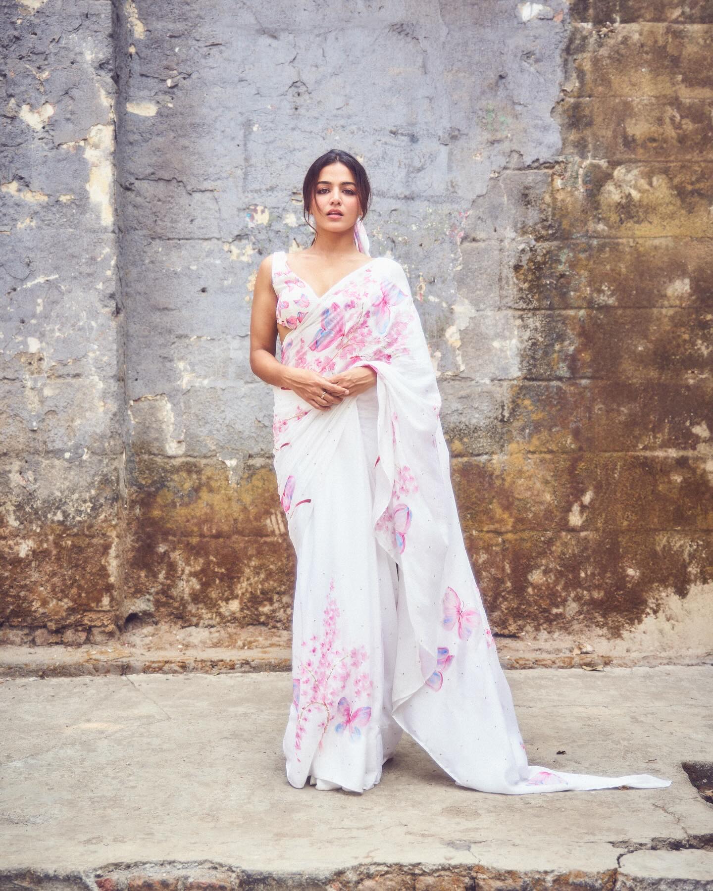 Wamiqa Gabbi Stuns in Unique Butterfly Saree Look
