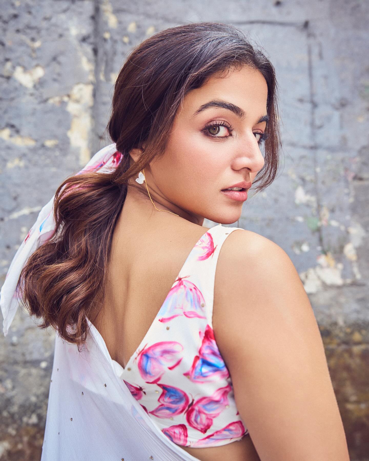 Wamiqa Gabbi Stuns in Unique Butterfly Saree Look