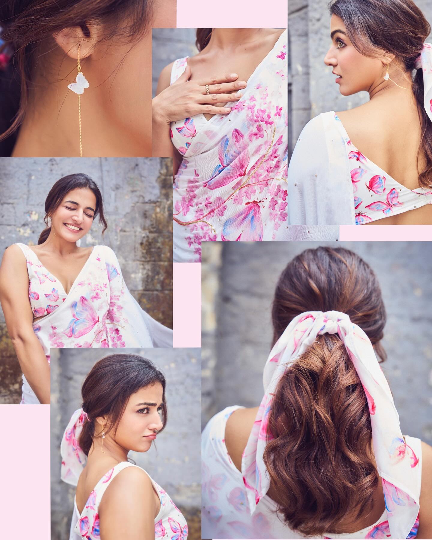 Wamiqa Gabbi Stuns in Unique Butterfly Saree Look